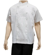 RB Short Sleeve Chef Jacket RB Short Sleeve Chef Jacket White